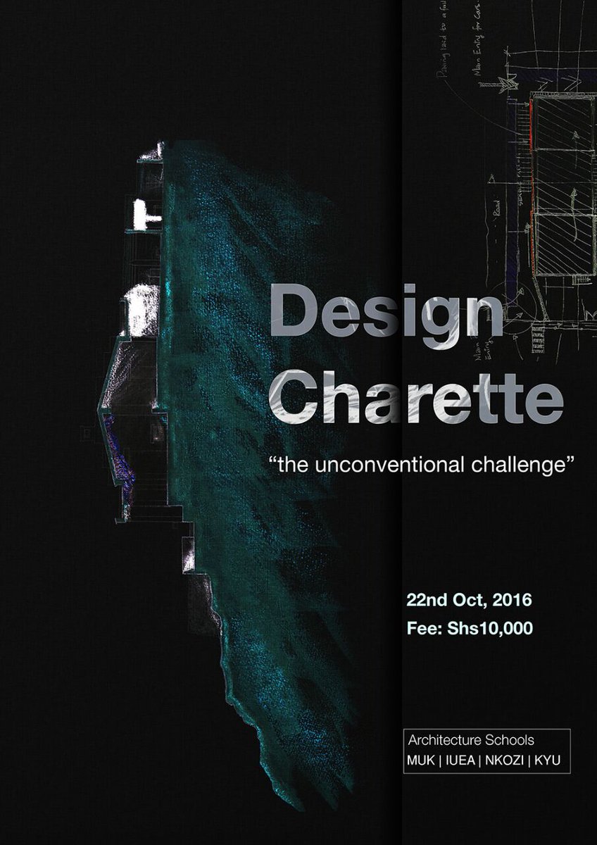 mukitecture's tweet image. This year&apos;s Design Charette is on this Saturday, 22nd Oct 2016. Come be part of &quot;the unconventional challenge&quot;. #ArchitectureMadeMe