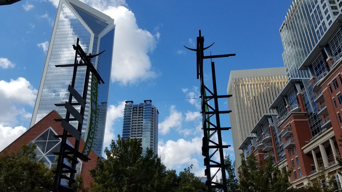 Beautiful day in #charlotte ! #ifaiexpo