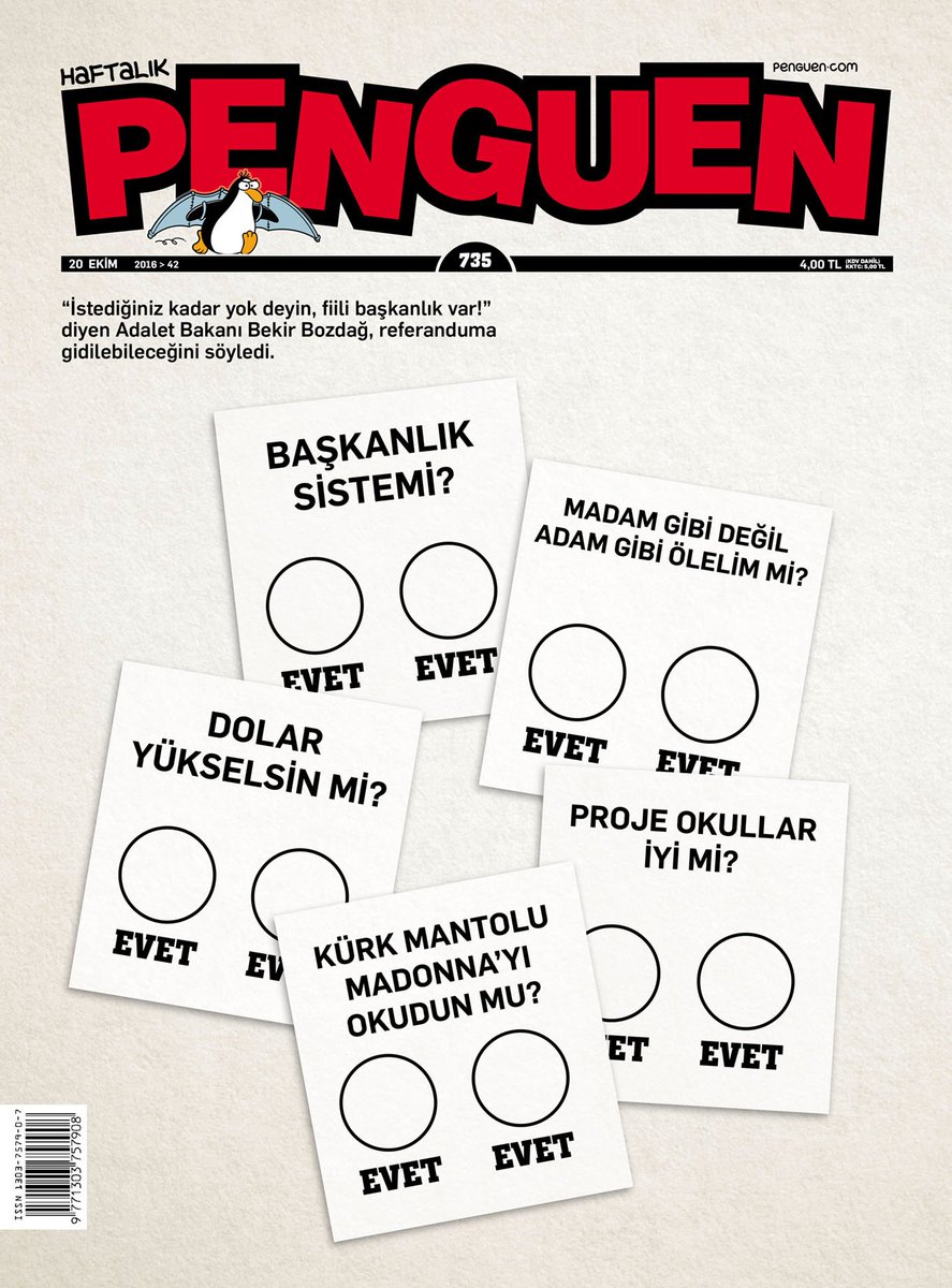 penguendergi's tweet photo. Fiili #Penguen kapağı... 
Yeni sayı yarın bayilerde! https://t.co/cAfJf1joQo