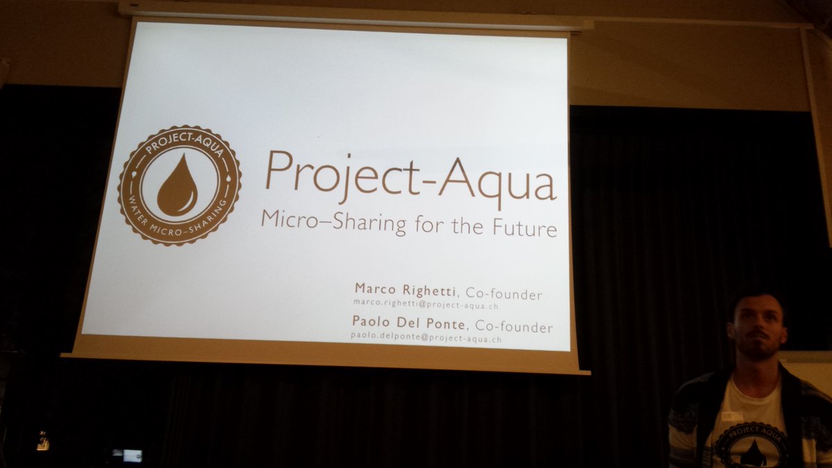 nielsrot's tweet photo. "Internet is awesome" one of the less deep yet true quotes of the #ProjectAqua team. Their #MicroSharing system rocks! https://t.co/5L6isr1r2J