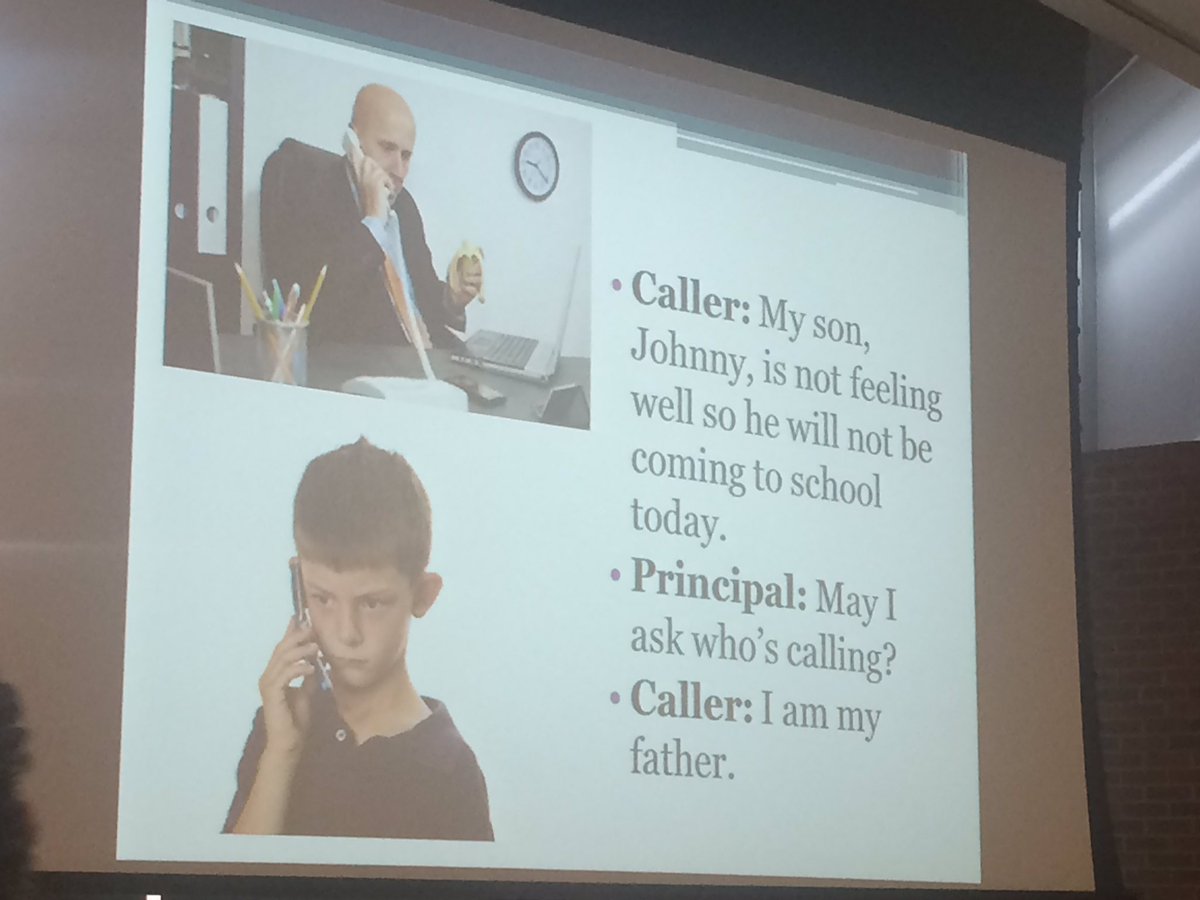 OutlierCanada's tweet photo. Spotting the lie isn't always this cute (but there may be similar clues). @CMSBA #CMSBAFall2016 https://t.co/CqI3eK4ern