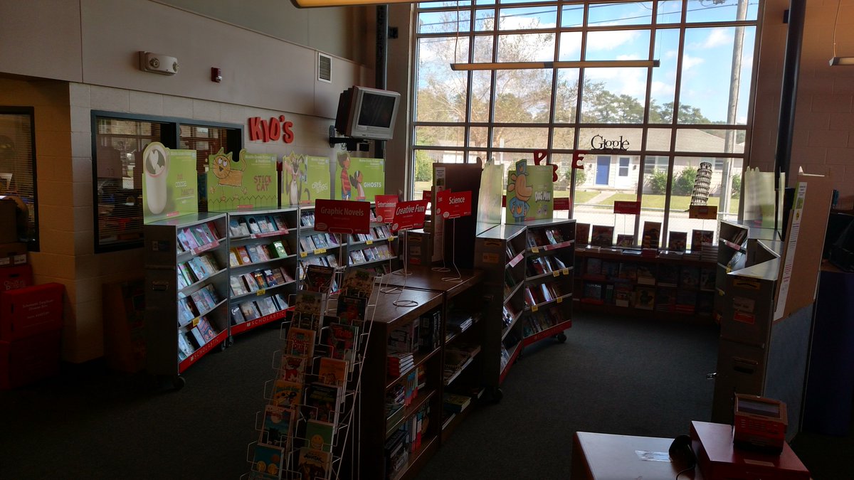 Scholastic Book Fair kicks off tomorrow morning, so I hope everybody is excited to see what new titles we have for all our Eagles!