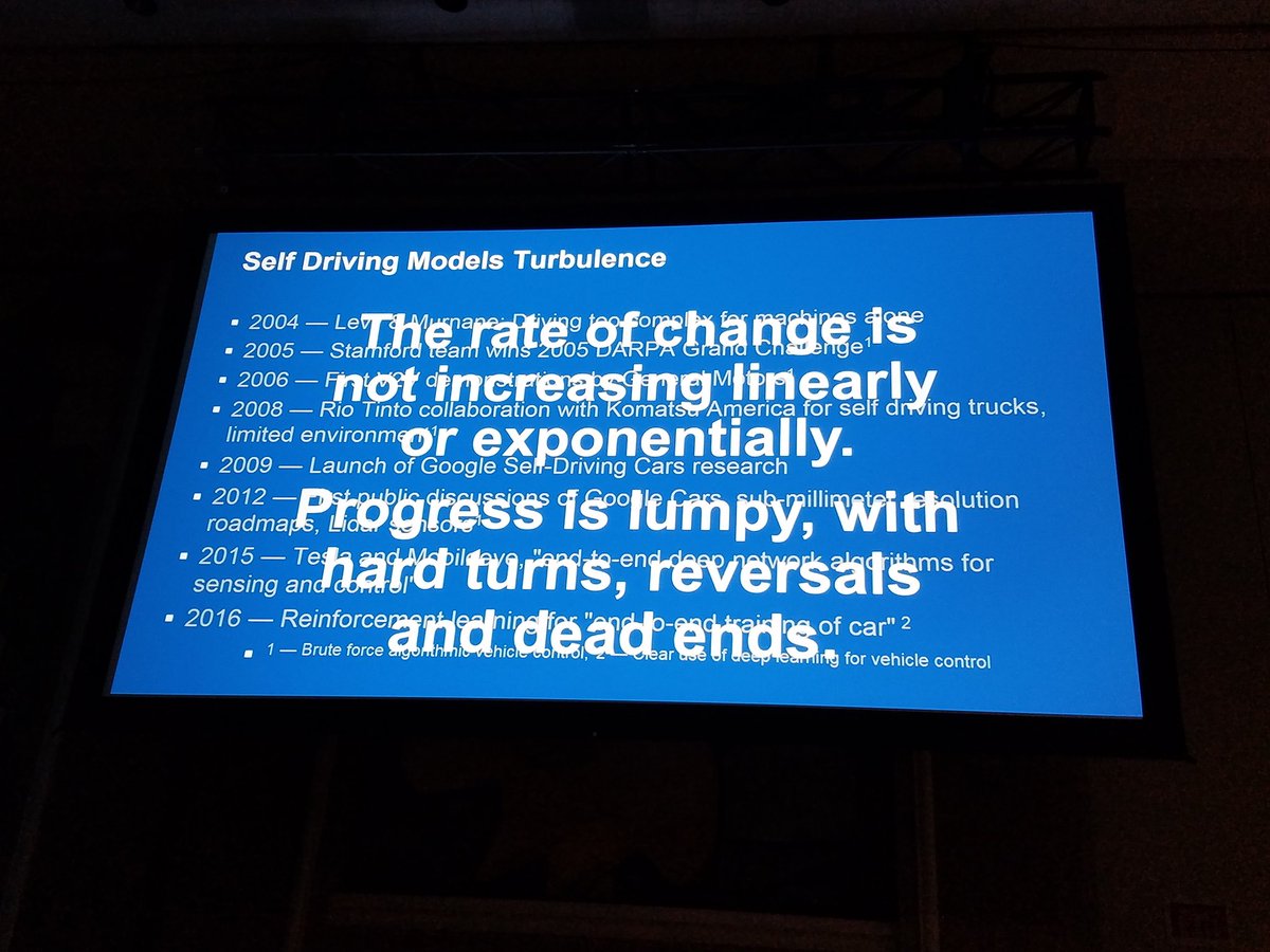 bahree's tweet image. Read the big letters. I.e. it&apos;s short time to value given the rate of change. So don&apos;t plan a 5 year plan. #LearnToUnlearn #GartnerSYM #AI