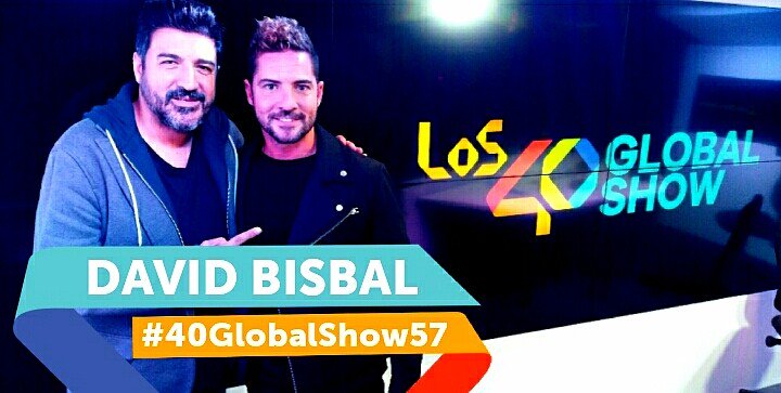 Los40ar's tweet photo. Este Domingo @davidbisbal en #GlobalShow junto a @TonyAguilarOfi! https://t.co/Oij62pBzVM