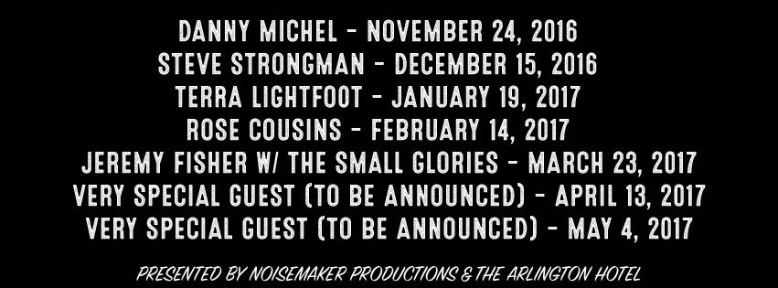 DTConcertSeries's tweet image. #DTConcertSeries lineup in #ParisON features @dannymichel @Strongmanmusic @terralightfoot @rosecousins @TheJeremyFisher @TheSmallGlories