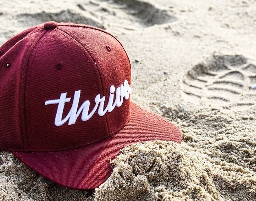 thriveculture_'s tweet photo. No place like the beach. And no better hat than a @ThriveClothing_ hat! #HowDoYouThrive https://t.co/Jn1sKqpMwB