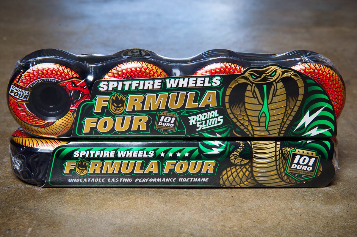 Nightcrawler 🐍 101Du #FormulaFour Radial Slims 🔥 Thinner hand cut round edge designed for more speed and control!