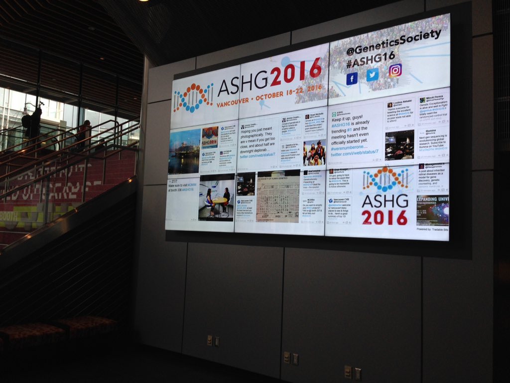 annaisystems's tweet photo. #ASHG16 exhibitor setup day! Attendees are filtering in! This year = BIG. Visit us tomorrow in booth 1404 &amp; ask about #STARPlatform. https://t.co/FyXbvC2fb7