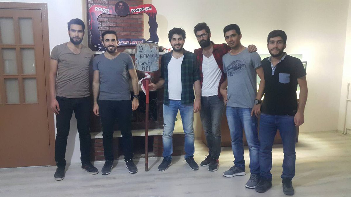 Fatma'nın Laneti ekibimize teşekkür eder #korku #korkuevi #konyakorkuevi