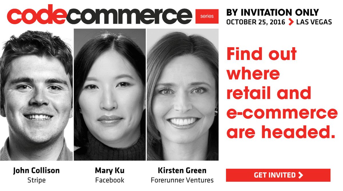 RecodeEvents's tweet image. #CodeCommerce is heading to Vegas next week during @money2020. Space is filling up, apply now to join us. on.recode.net/2eeHrHH