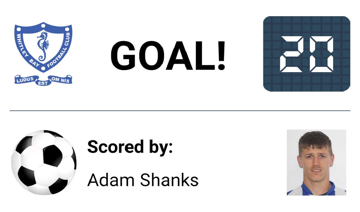 WhitleyBayFC's tweet photo. Goal!! BAY 1-0 Guisborough, Adam Shanks (20') Robertson's lofted pass over the defence and Shanks pokes past the 'keeper first time https://t.co/qeJA8VVzYM