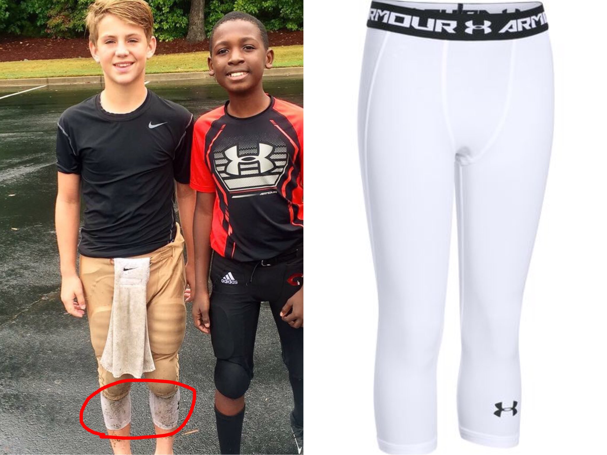 Under Armour ColdGear Leggings - Boys' - Sport House Shop