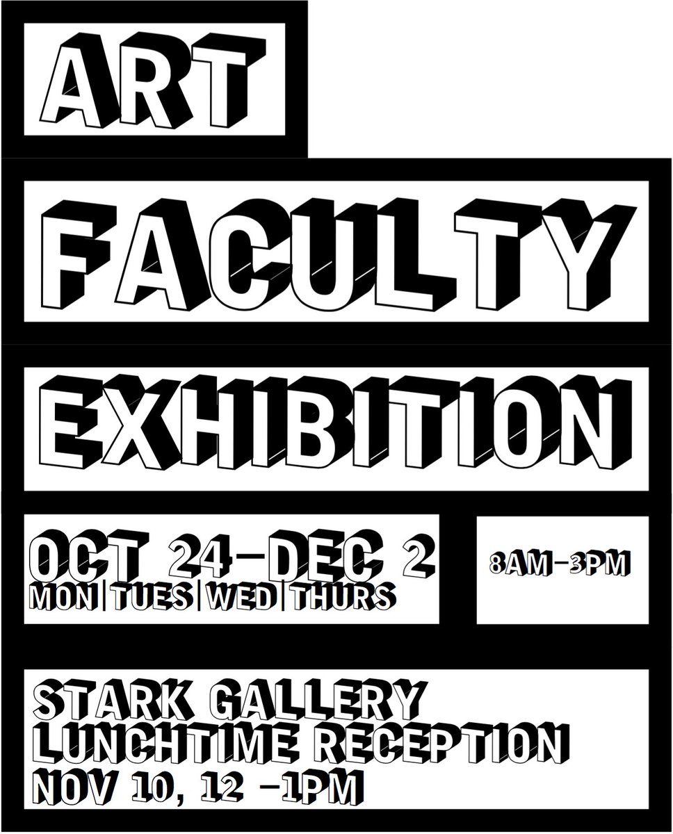 Xavier College Prep (@starkgallery) on Twitter photo Annual Art Faculty Exhibition opens on 10.24! Stop by Stark Gallery and see what is going on! Lunchtime Reception 11.10! <a href="/XCPGators1/">XCP Gators</a> Annual Art Faculty Exhibition opens on 10.24! Stop by Stark Gallery and see what is going on! Lunchtime Reception 11.10! <a href="/XCPGators1/">XCP Gators</a>