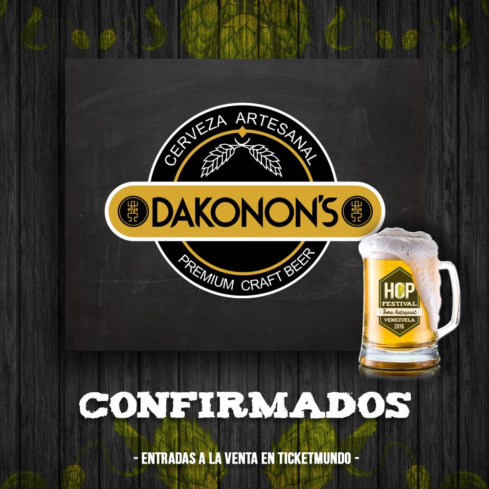 hopfestivalve's tweet photo. ¡Entre las 20 marcas venezolanas de cerveza artesanal que tendremos en el #HopFestivalVe estarán nuestros panas de @Dakonons! #Salud https://t.co/3YXJ2XvzkD