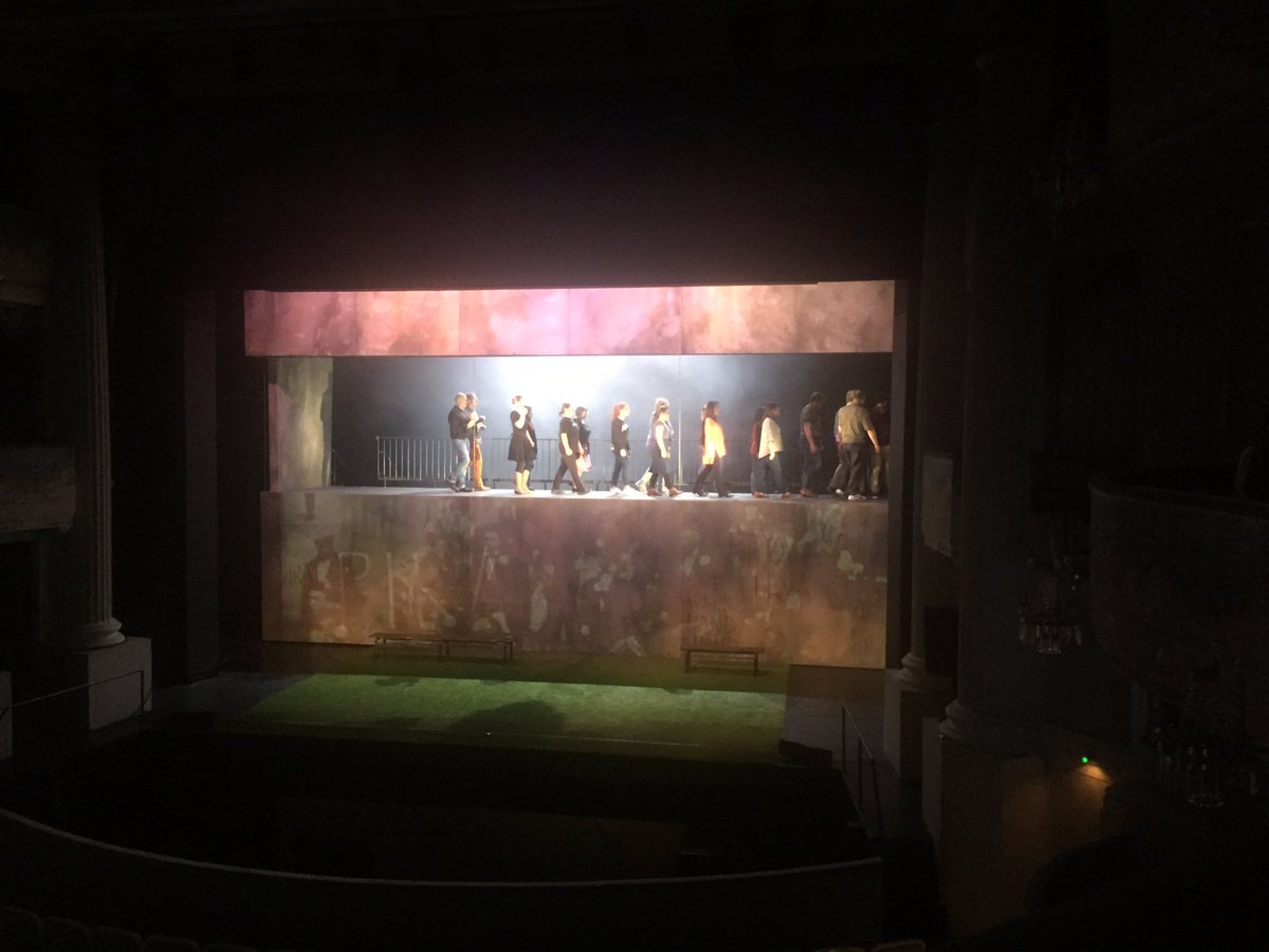 Probenfinale "The Beautiful Game"! Macht Lust auf mehr... <a href="/theaterkoblenz/">Theater Koblenz</a> #tweetupKO