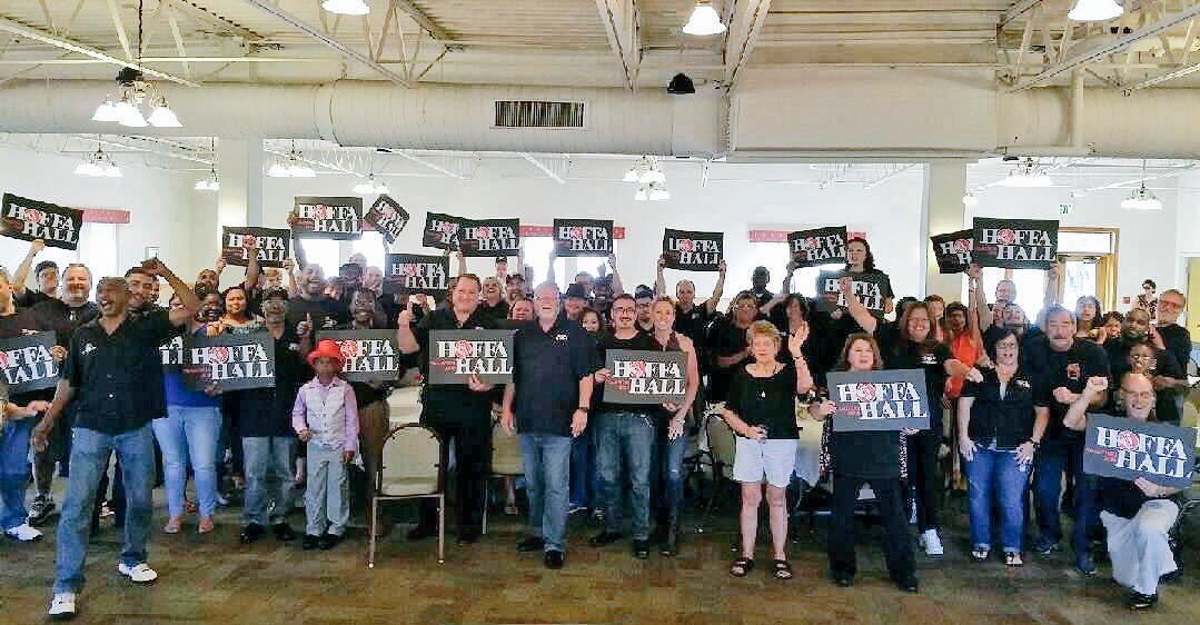 HoffaHall2016's tweet photo. CO and AZ #Teamsters getting out the vote for #Hoffa2016! https://t.co/iJp2rU6N3I