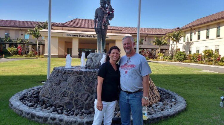 Today Kim and I celebrate our 25th wedding anniversary. By going door-to-door &amp; campaigning. How romantic!