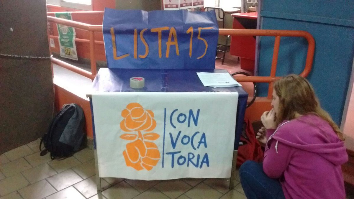 Todo listo para la militancia. Del 24 al 28, #EleccionesFilo #ConvocatoriaVuelve #Lista15