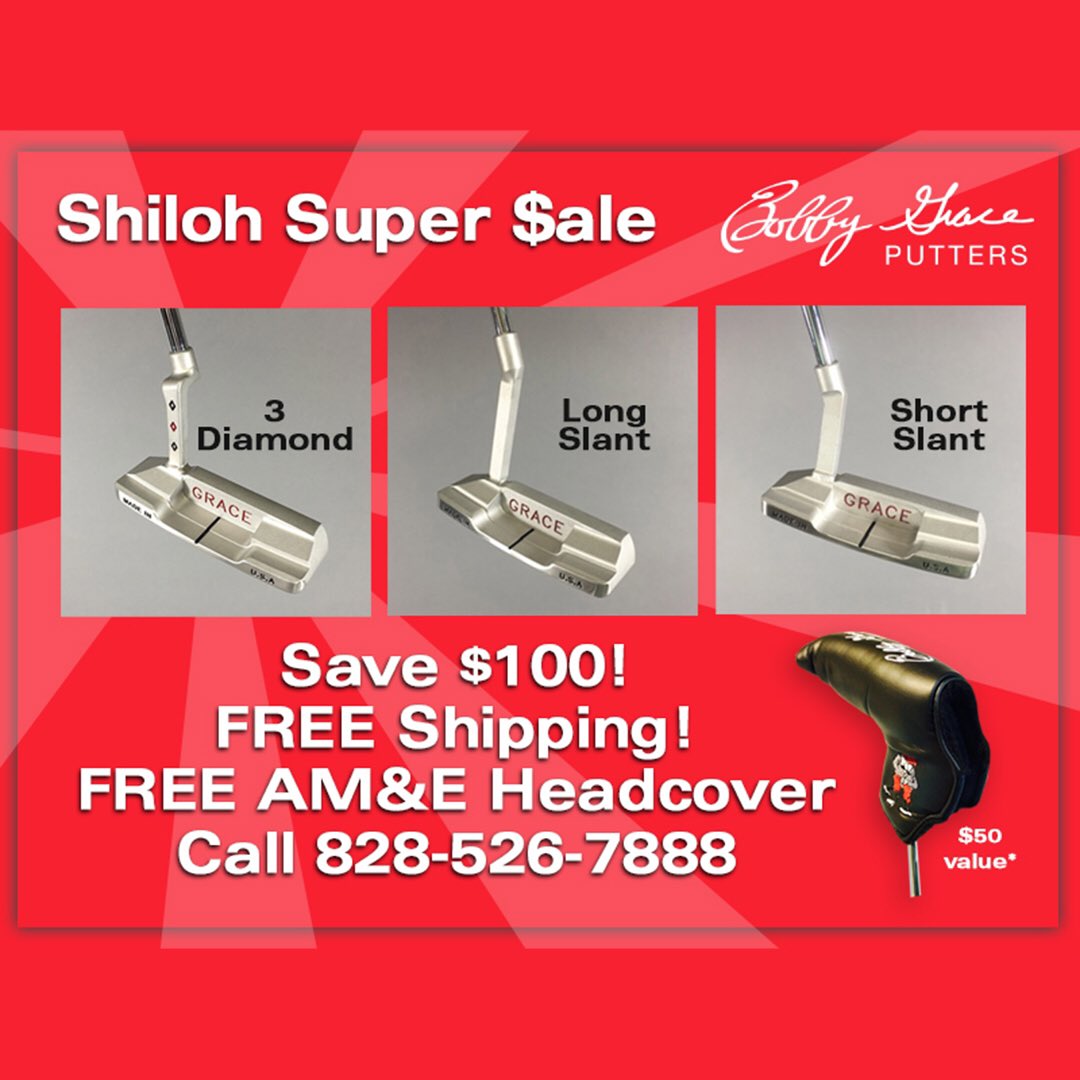 Graceputters's tweet photo. Get $uper Shiloh $avings!Call 828-526-7888 ASAP #Golf #putter #MadeInAmerica #madeinusa #manyoneputts https://t.co/UFFsdPKQ4V