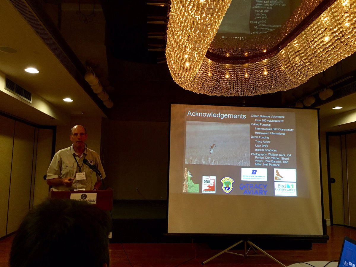 cmbobirds's tweet photo. Short-eared Owl research in the West. #RRF2016 @IBOatBoiseState @NJAudubon @hawkwatchint https://t.co/DrynLcgXsQ