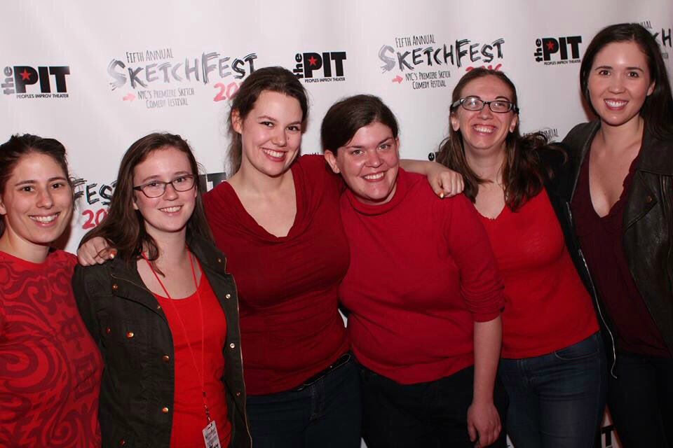 teedse's tweet photo. The ladies of Red Wedding Comedy #nycsf #womenincomedy https://t.co/IxoV0AmVq4