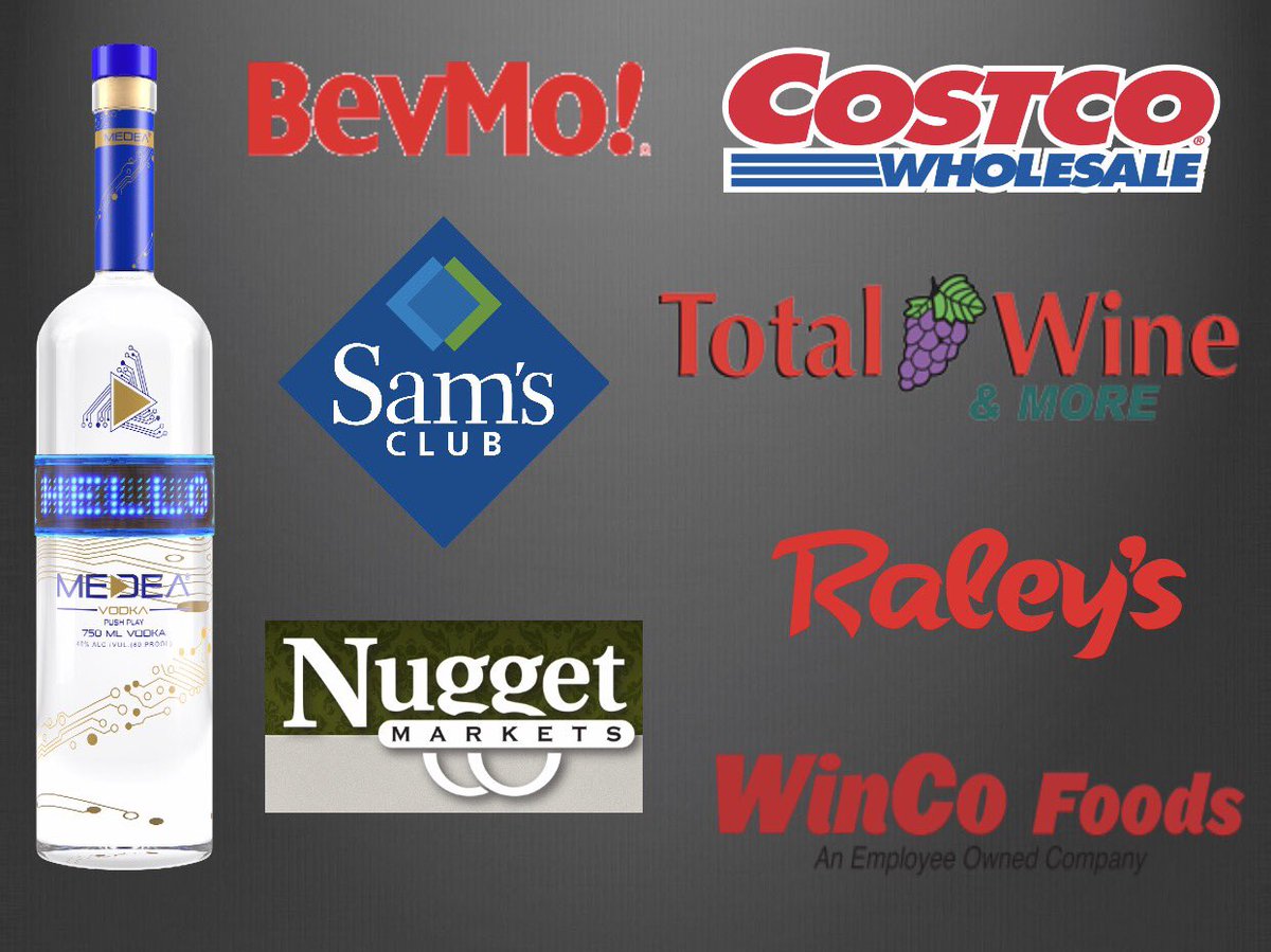 MedeaVodka's tweet photo. Medea is available at all of these fine retailers in California. #MedeaVodka #GiftIdeas #Medea #Vodka https://t.co/nSdnatJnjh