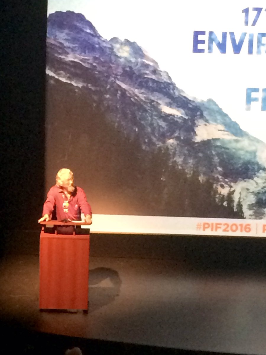 SaraGrim's tweet photo. "#Nature is my inspiration, it continues to replenish me." - @DavidSuzuki at Planet in Focus #filmfest #PIF16 🌎📽 https://t.co/fVv9ZEI4HC