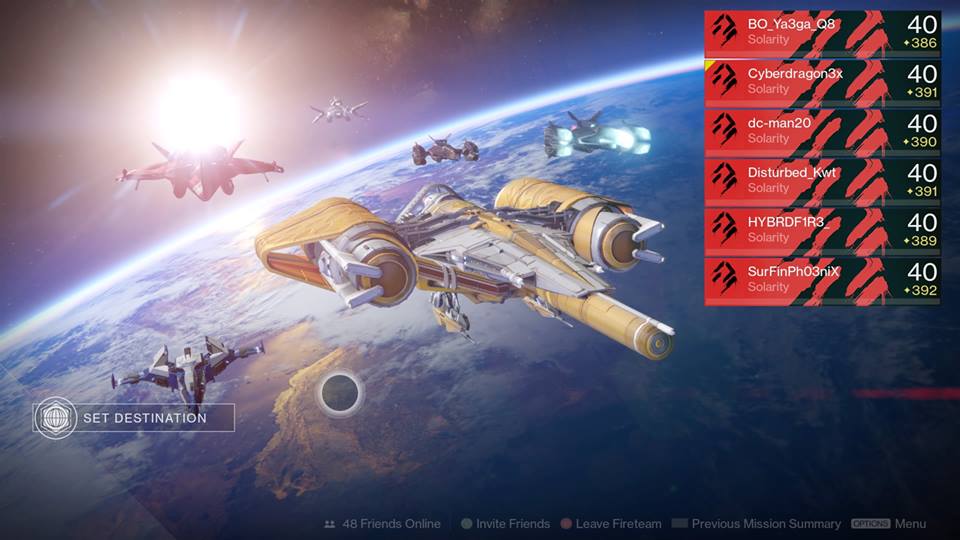 SolarityClan's tweet photo. Congrats to all that completed the Hard Raid.This is 1 of 3 Solarity teams to finish on launch day. #Destiny #bungie #Hardraid #PS4 https://t.co/202v1cFscj