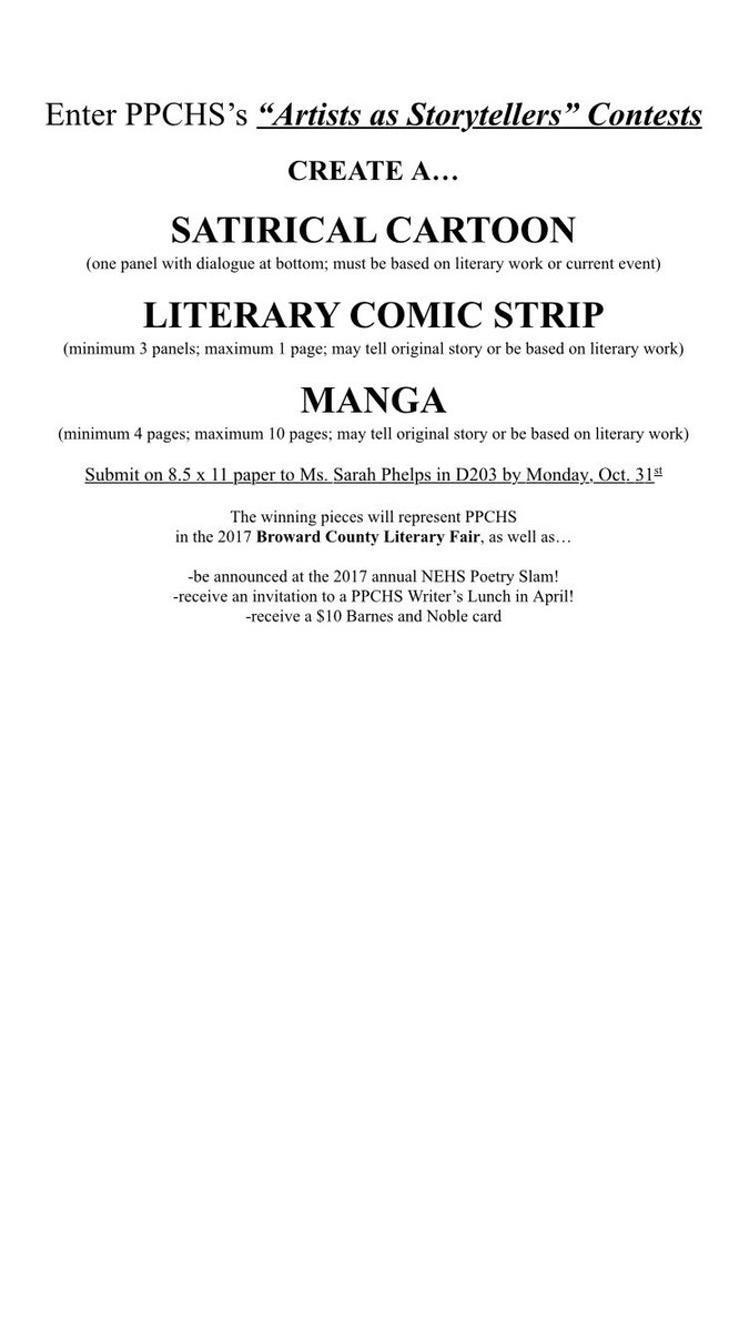 ATTENTION 🚨 DONT MISS OUT ON THIS STORYTELLING CONTEST!! Deadline is Oct. 31 :))