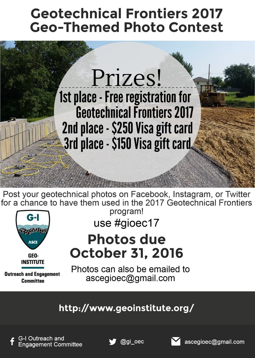 gi_oec's tweet photo. The photo contest deadline has been extended to the end of the month.  Upload your geo-photos before it's too late! #gioec17 https://t.co/ifrvjYf9Uo
