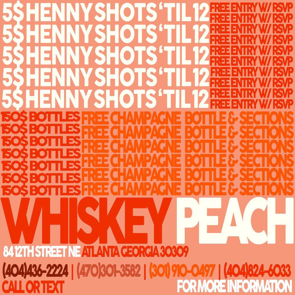1rabriss's tweet photo. #WhiskeyPeachAtl https://t.co/4MjpIQAYpE