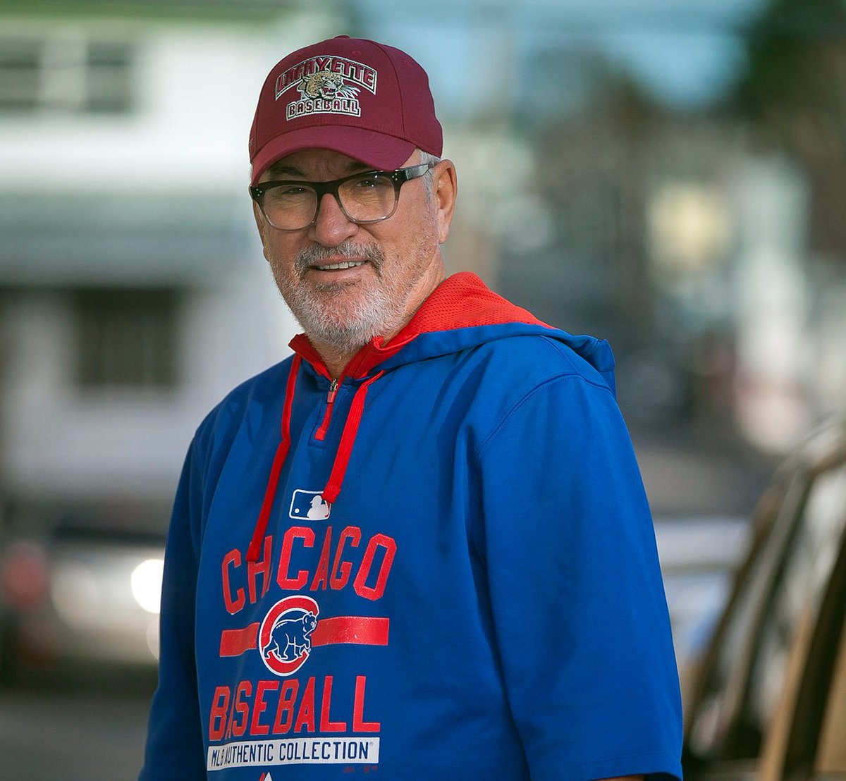 GoLeopards's tweet photo. .@CubsJoeMadd '76's #Maddonisms have the @Cubs in the NLCS. At @LafCol, doing simple better is our bread and butter: https://t.co/EcKhaReRvo https://t.co/o62T5pBK98