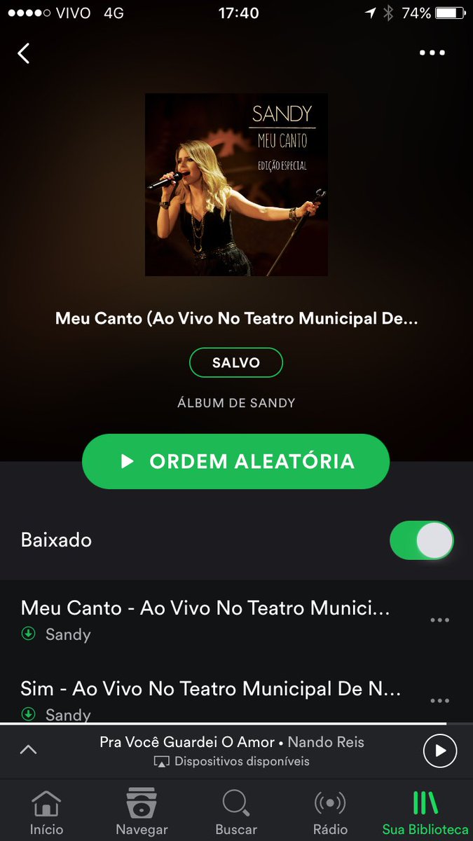 fernandasakae's tweet photo. Agora e pra sempre só toca isso no meu Spotify!!! @fcprincipiosmei @equipeSandy https://t.co/5nkPVfURY8