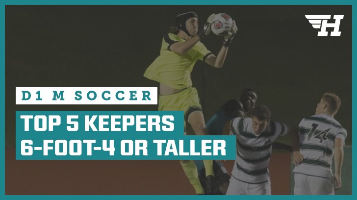 HEROSportsSOC's tweet photo. Who are the top 5 keepers in #D1MSOC that are super tall and intimidating?? 

Find out:https://t.co/qmVB5viJhv https://t.co/N5VncOj57J