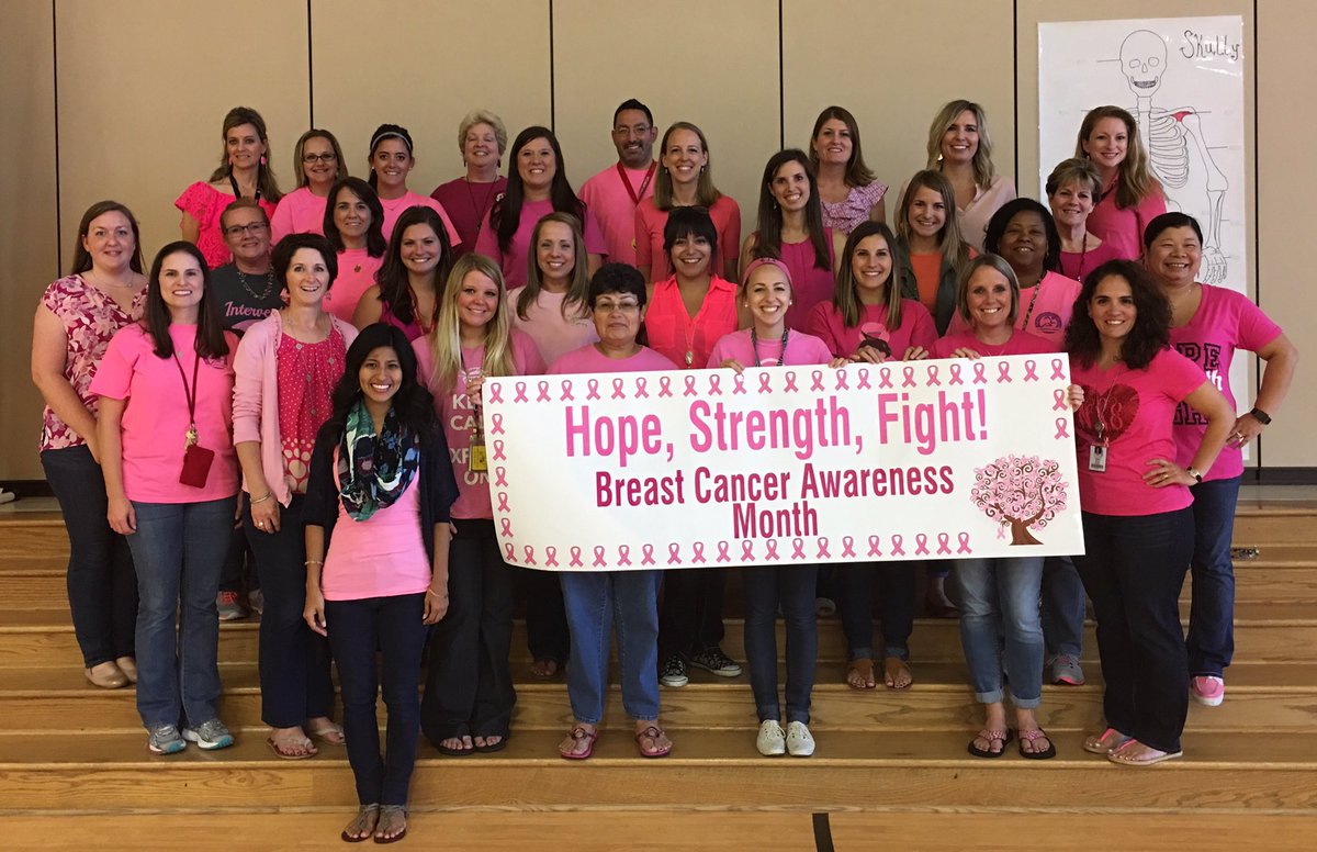 JennyVo15's tweet photo. Wolman's PinkOut Day in honor of Breast Cancer Awareness Month! #rjwekidsfirst #ktrjwe https://t.co/qsiakeohcF