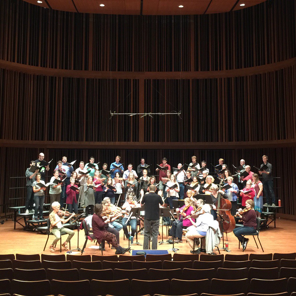 Last night we hosted a rehearsal for <a href="/TheSingersMCA/">The Singers</a>. WOW! Go check out their concerts this weekend!