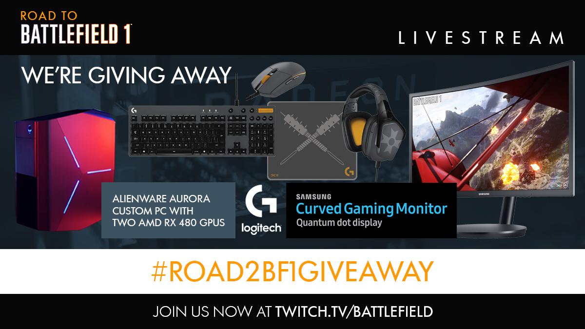 Battlefield's tweet photo. Will you play single player or multiplayer first when you get #Battlefield 1? Reply using #Road2BF1Giveaway. https://t.co/ICzEqQj4bG https://t.co/CaOQrGUihI