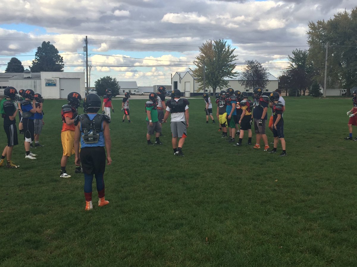 JesseKrullTV's tweet photo. Interviewed Coach Dehaan and Tyler Wingert at the @TheeRidge football practice for GotW. Win this Fri-in the playoffs, lose-out. https://t.co/tNaTNQkhj3
