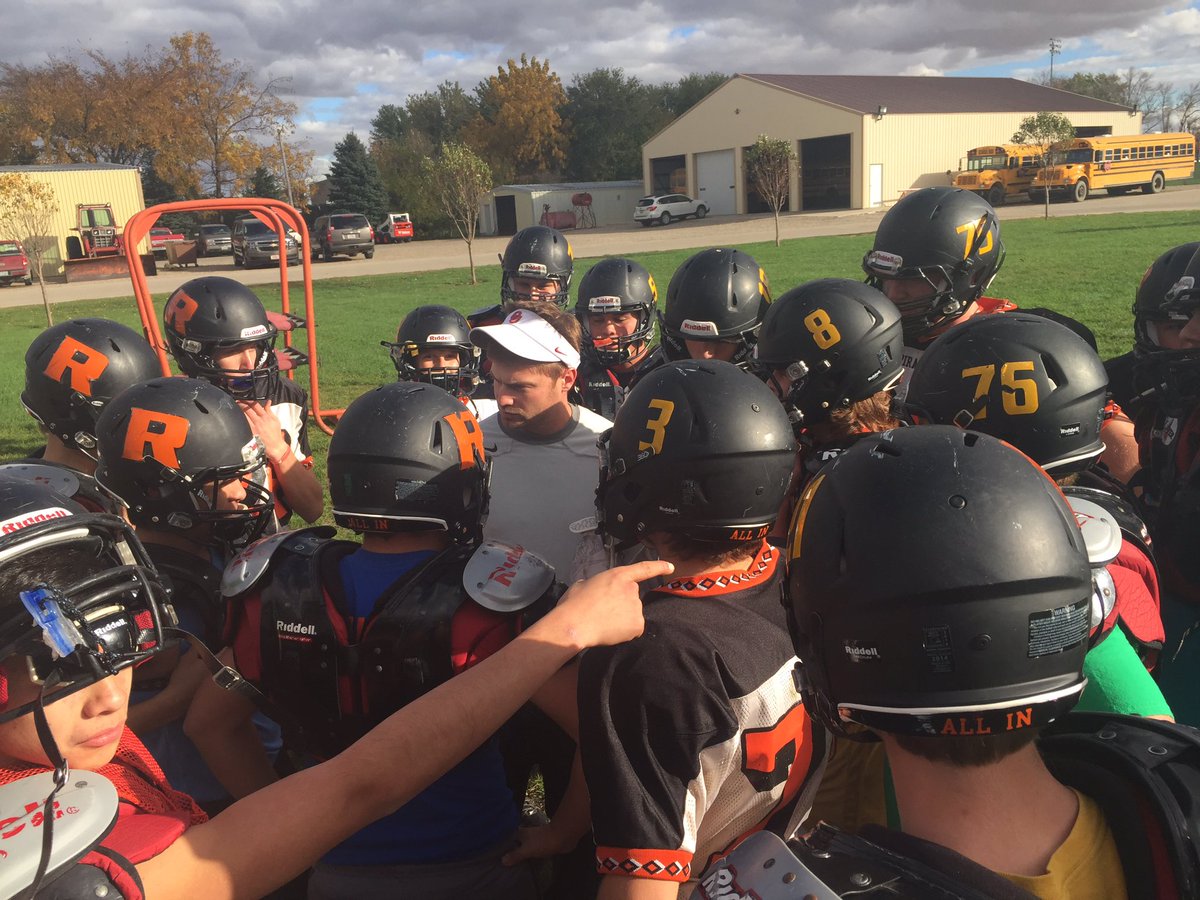 JesseKrullTV's tweet photo. Interviewed Coach Dehaan and Tyler Wingert at the @TheeRidge football practice for GotW. Win this Fri-in the playoffs, lose-out. https://t.co/tNaTNQkhj3