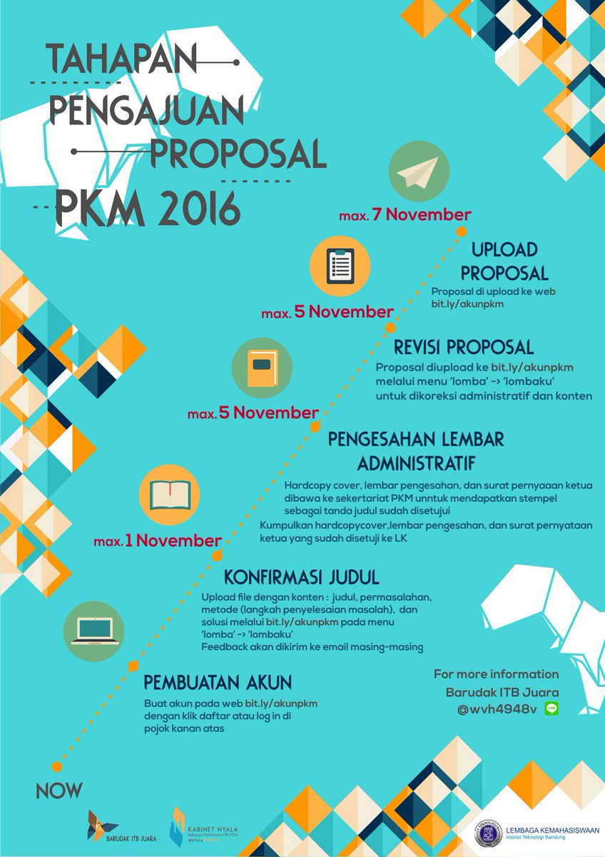 ubaiandcorp's tweet photo. [MENANGGAPI ANTUSIASME MASSA]
Konfirmasi judul diperpanjang

Ku tunggu baktimu demi TUHAN, BANGSA, dan ALMAMATER

#PKMITB #PKM2016 @PKMITB https://t.co/cF7D03gapr