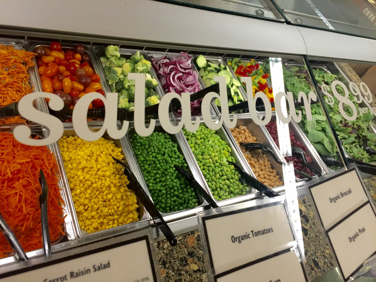 Hungry? Stop by our salad bar for delicious fixings. Fresh as it gets! #wedofreshbest <a href="/PCC/">PCC Markets</a> #fremontpcc #salad #grabandgo #ProduceRainbow