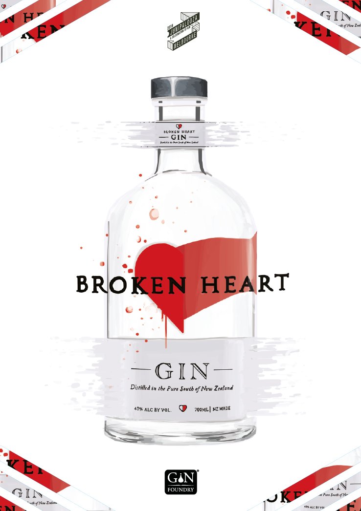 Travelling from New Zealand, the stunning Broken Heart Gin will be joining us in October. buff.ly/2bScGWO