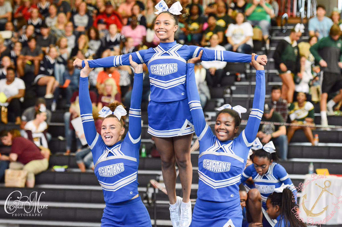 ChrysMoorePhoto's tweet photo. #BucBash #CheerleadingCompetition Highlight: @Chssparta - 7A HS Division https://t.co/o6r31SPHI4