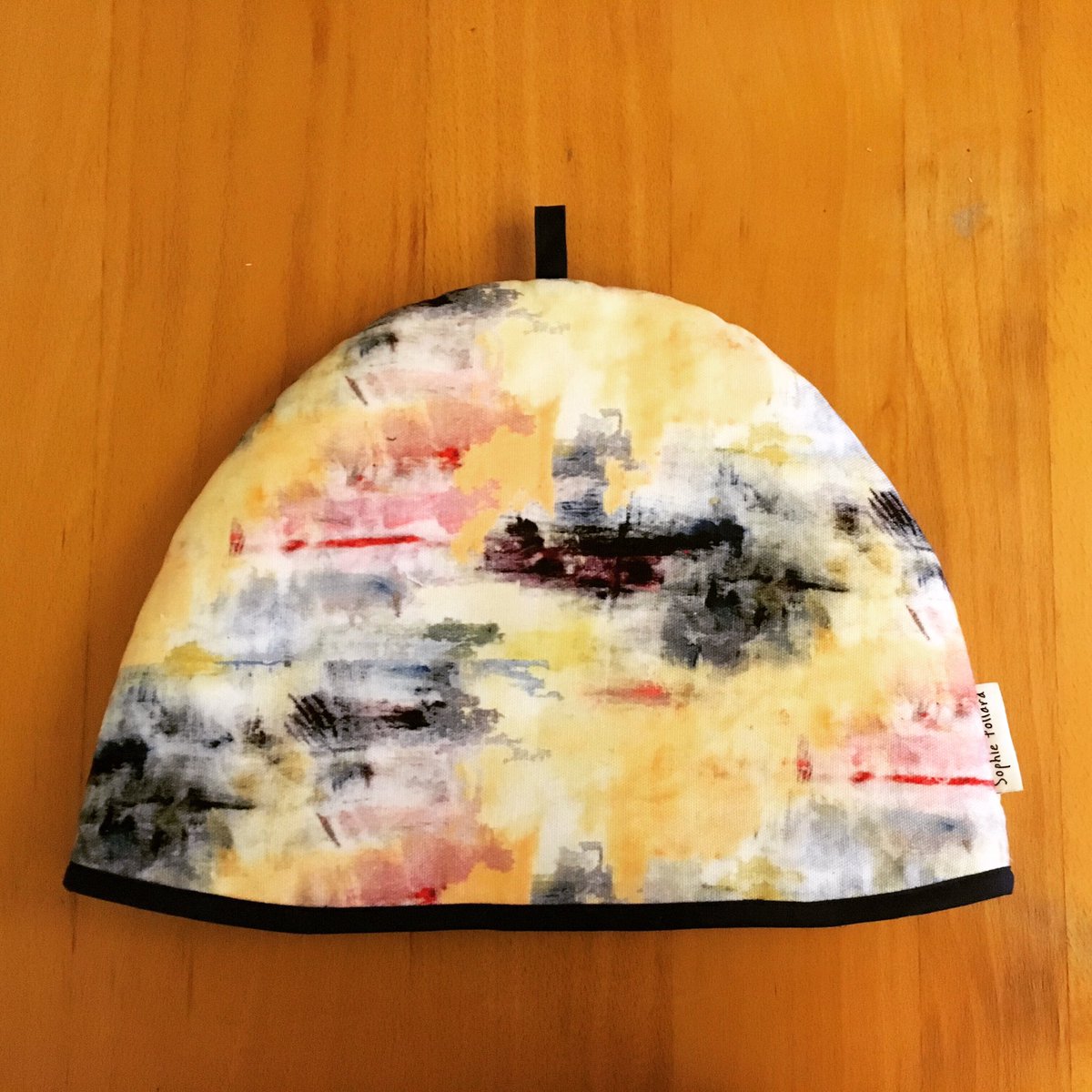 SPDhomeware's tweet photo. Turner Skies tea cosy, perfect for  arty tea lovers! #britcraft #tea #teatime #handmade #CraftShout #bristol https://t.co/COC8xIocjc