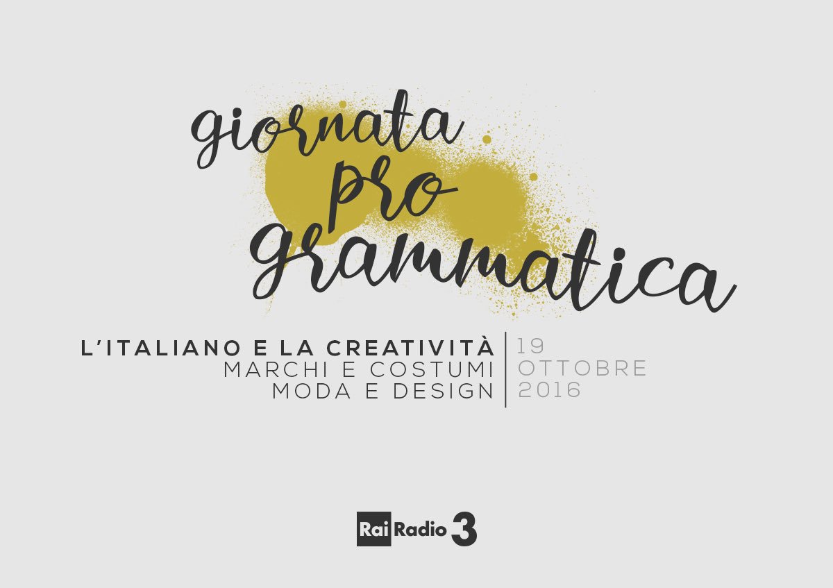 Radio3tweet's tweet photo. Da mezzanotte a mezzanotte, un'intera #GiornataProGrammatica per rendere giustizia a congiuntivi bistrattati, Piuttosto Che abusati...e poi? https://t.co/3KCi9S5Pd3