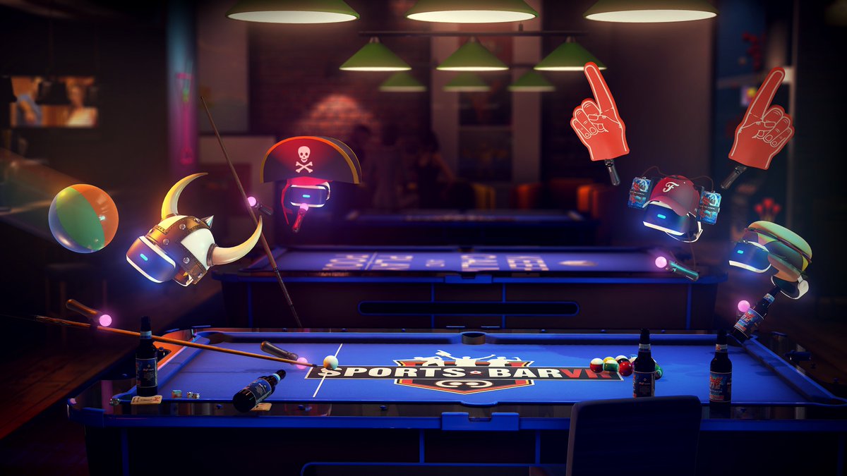 SportsBarVR's tweet photo. Check it out! @UploadVR review of ‘Sports Bar VR’ https://t.co/Qr10KvG9rR  @perilousorbit @CherryPopGames @PlayStation https://t.co/6xieRVN0wY