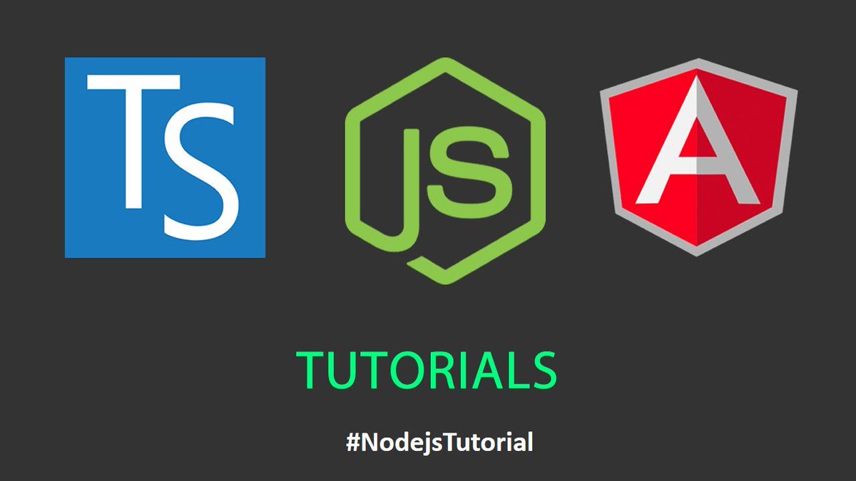 DesignTools101's tweet image. web_devel0pment: AngularJS, NodeJS and TypeScript Tutorial #NodejsTutorial #Nodejs #Angularjs
…