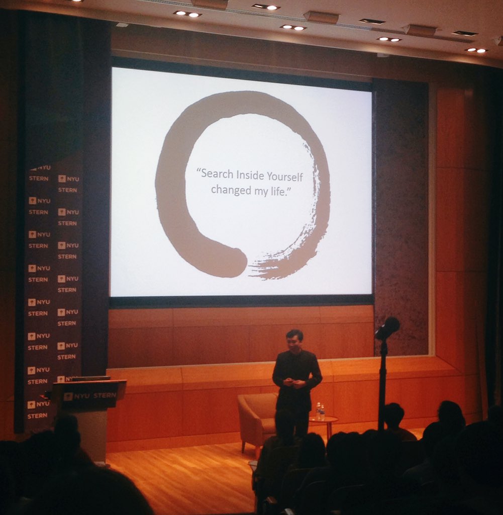 HeyAmyGu's tweet photo. Mindfulness -> emotional intelligence -> joy -> compassion -> leadership -> world peace @chademeng @NYUStern https://t.co/4utvXCg2K5