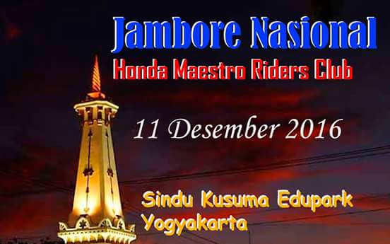 Yuk ramein JamNas <a href="/HMRCindonesia/">ACCORD MAESTRO</a> 2016 pada Minggu 11 Des 2016 di Sindu Kusuma Edupark Jogjakarta ;
<a href="/HMRCJogja/">HMRC Jogja Chapter</a> <a href="/HanivNiv/">Haniv Niv</a> <a href="/khakhabthal/">Abthɑl Khɑirusƴ</a>