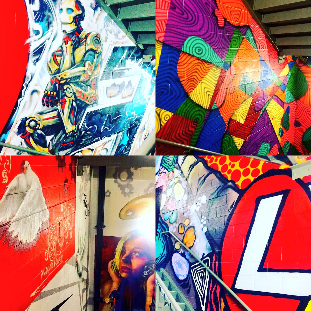 glennrstevens's tweet photo. A look at the #graffiti #art of new @LearCorporation Innovation Center in Capitol Park #Detroit #LearInTheD https://t.co/6CksBj5vq7